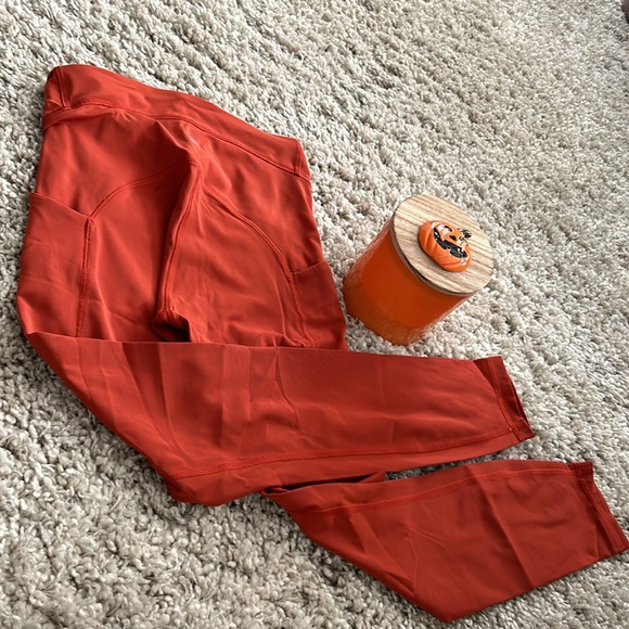 Lululemon Power Thru High-Rise Thight Leggings 25" - Aztec Brick π§± - Picture 3 of 5